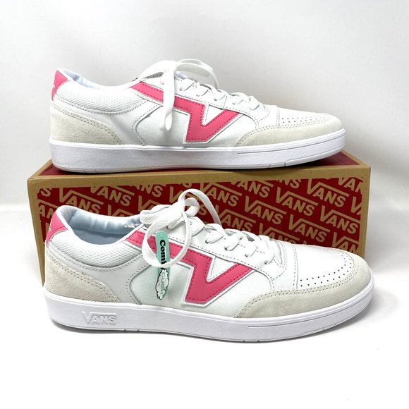 VANS Lowland CC Court Leather White Sneakers Low Top SB Men's Sizes VN0A4TZY4GZ - Picture 2 of 10